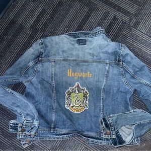 Custom Hogwarts Jean Jacket / American Eagle